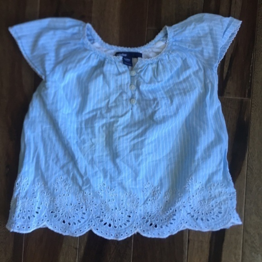 Baby Gap‎ Flutter Sleeve Top lined Size 2yr